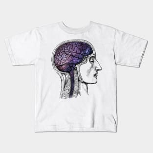 Starry Mind (black linework) Kids T-Shirt